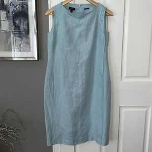 Talbots light blue linen dress size 10 petite